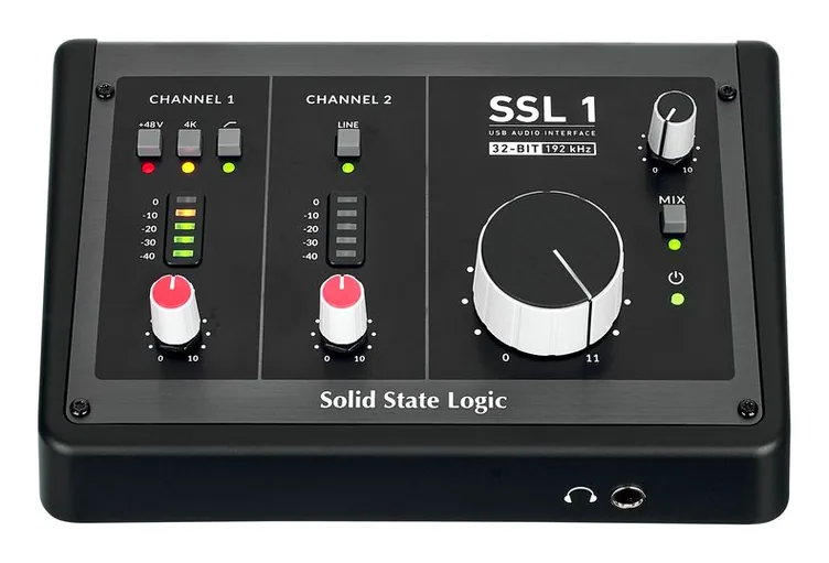 SSL 1, boutons et voyants, photo 2
