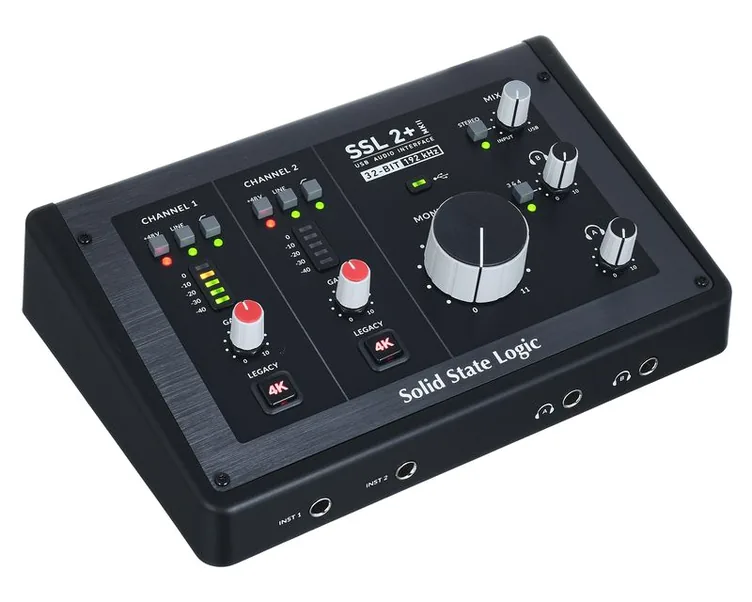 SSL 2+ MKII, face arrière et connectique, photo 3