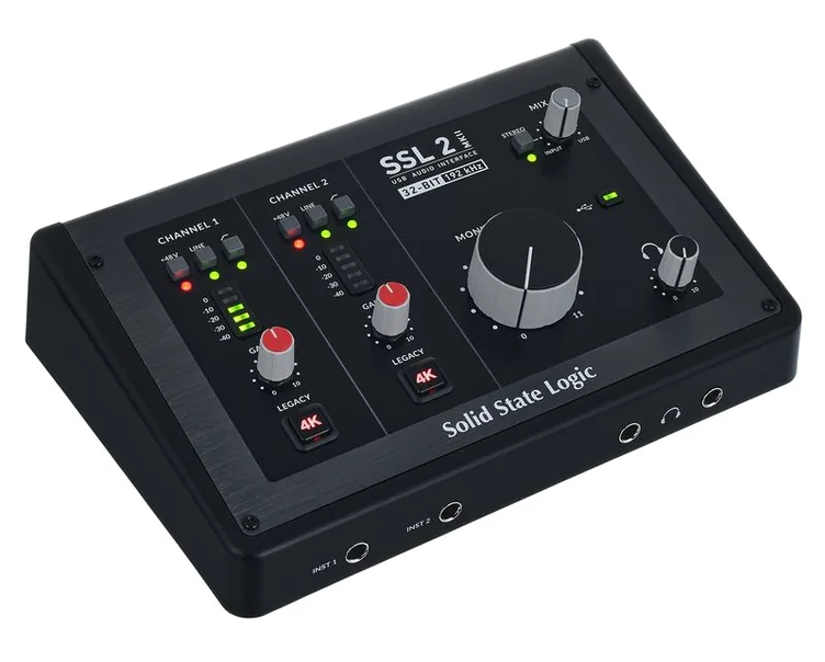 SSL 2 MKII, face arrière et connectique, photo 3