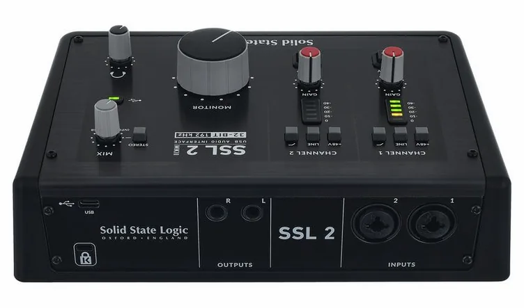 SSL 2 MKII, boutons et voyants, photo 4