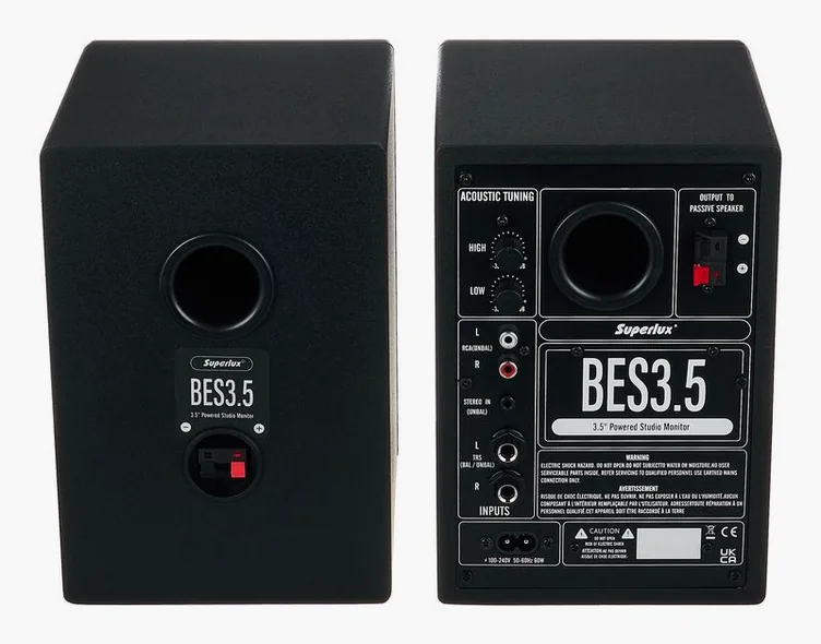 Superlux BES3.5, haut-parleurs, photo 4