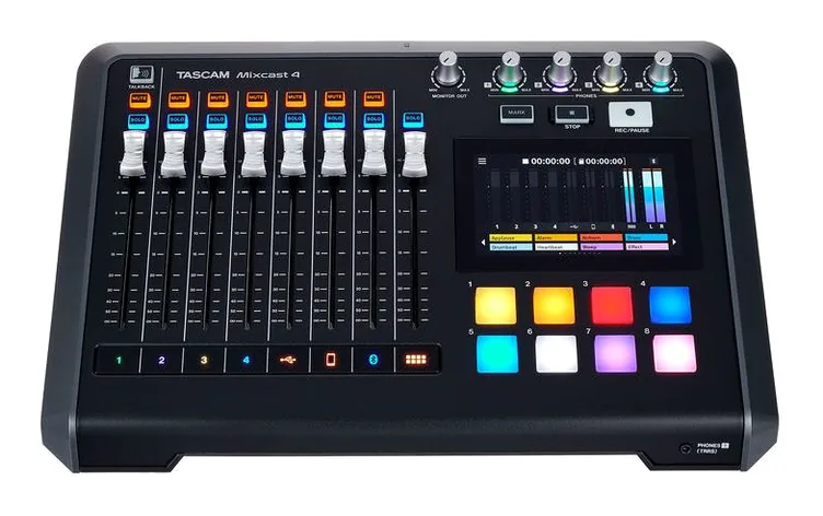 Tascam Mixcast 4, face arrière, photo 2