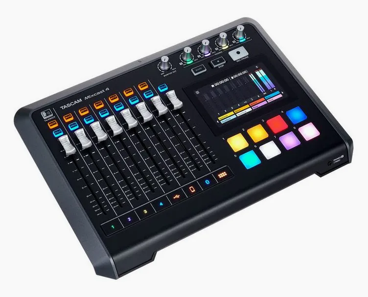 Tascam Mixcast 4, vue de dessus, photo 3