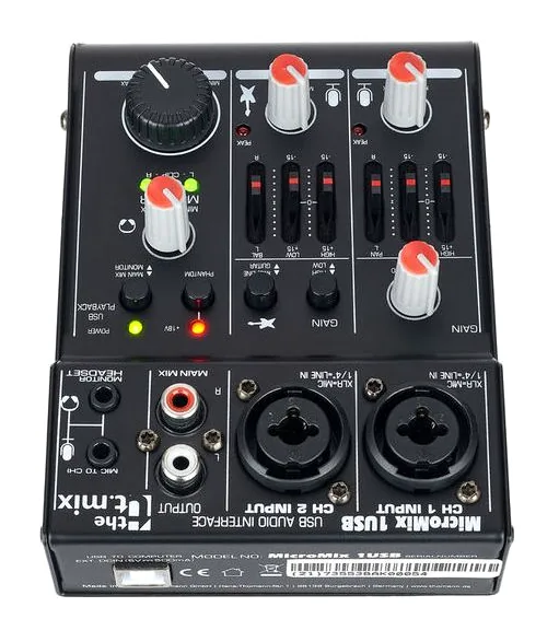 the t.mix MicroMix 1 USB, vue de dessus, photo 4