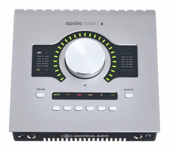 Universal Audio Apollo Twin X Duo Gen2 AC Pro, vue de trois quarts, photo 3
