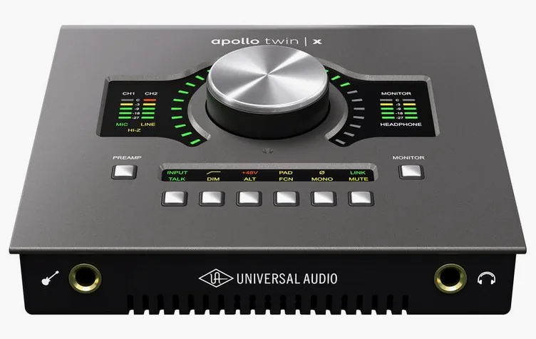Universal Audio Apollo Twin X USB Heritage, face avant, photo 2
