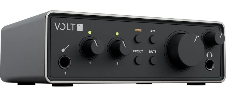 Universal Audio Volt 1 Gen2, face arrière et connectique, photo 2