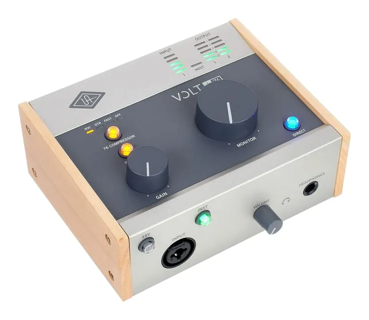 Universal Audio Volt 176 USB Recording Studio, vue de profil, photo 3