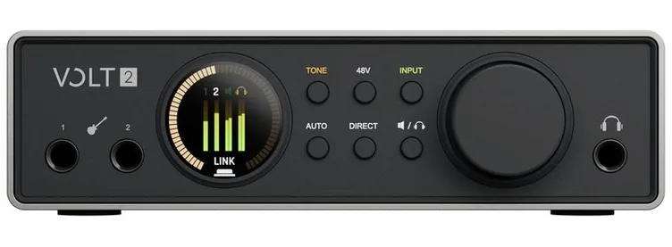 Universal Audio Volt 2 Gen2, boutons et voyants, photo 3