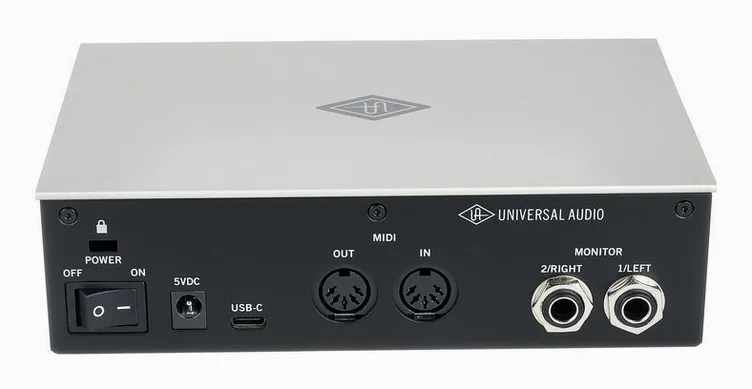 Universal Audio Volt 2 USB Recording Studio, face arrière et connectique, photo 4