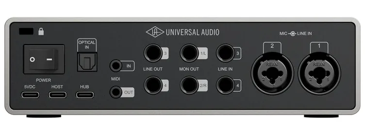 Universal Audio Volt 4 Gen2, vue de trois quarts, photo 4