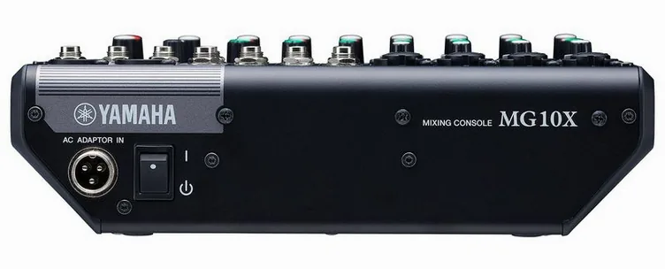 Yamaha MG10X, face avant et faders, photo 3