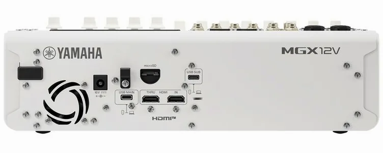 Yamaha MGX12V WH, face arrière, photo 4