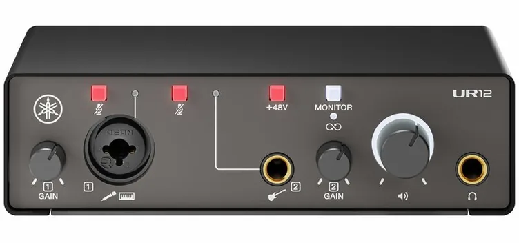 Yamaha UR12 MK3 Black, vue de dessus, photo 2
