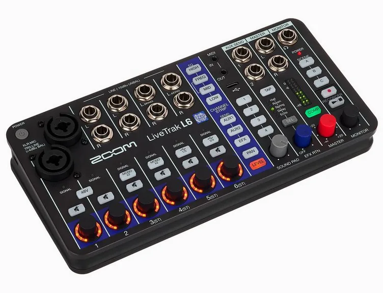 Zoom LiveTrak L-6, vue de dessus, photo 3