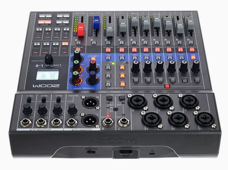 Zoom LiveTrak L-8, face avant, photo 4